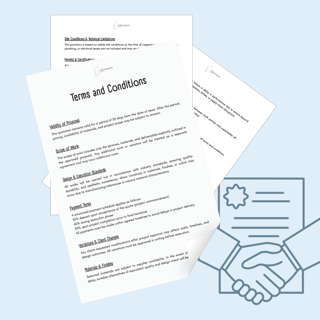 TERMS AND CONDITIONS